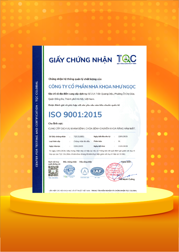 Giấy chứng nhận Hệ thống Quản lý Chất lượng